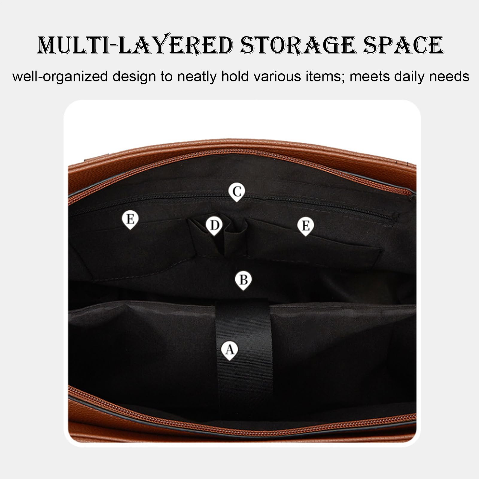 Lunchtasche Damen mit großem Lunchfach