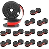 LinkDocs GR24BR GR24 Replacement Sharp EL-1197PIII Calculator Ink Ribbon and Canon MP11DX Calculator Ribbon (Black/Red, 12 Pack)