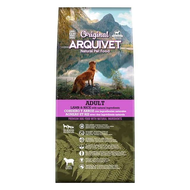 Foto 4 de 7 de Arquivet Original Adult - Pienso para Perros Adultos - Cordero y Arroz - 12 kg