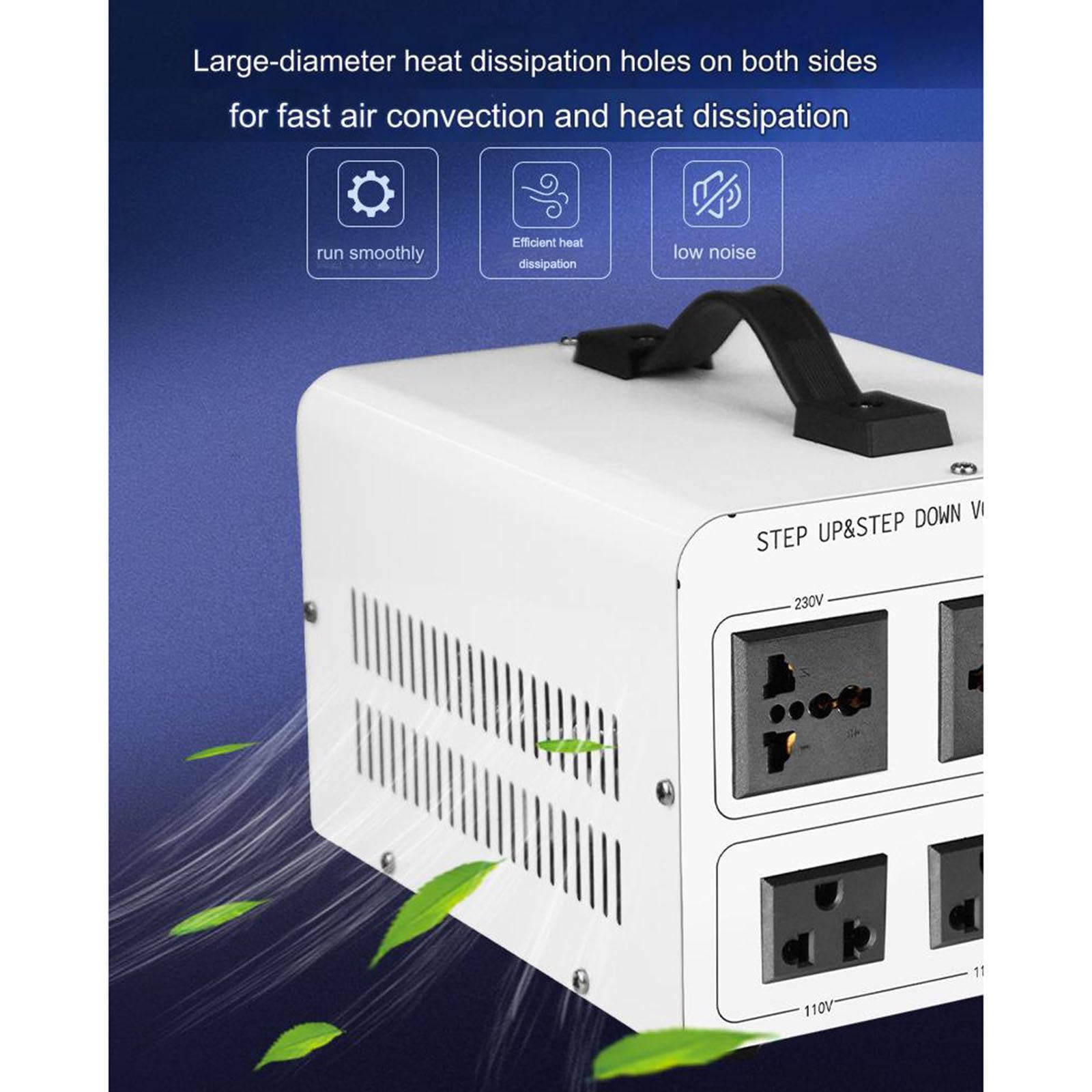 Amazon.com: 2000W 電源變壓器220V 至110V 升壓和降壓電壓轉換器110V