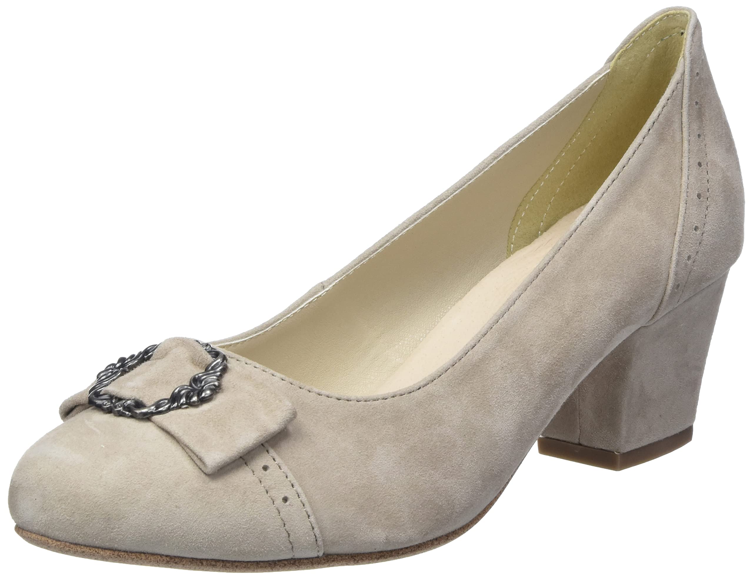 Hirschkogel Women's 3000016 Closed-Toe Pumps, Taupe, 5 UK