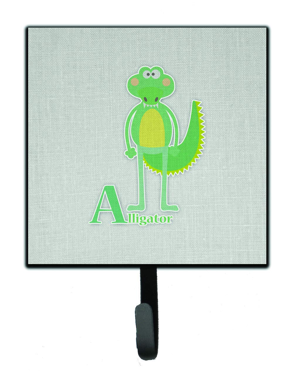 Caroline S Treasures Bb5726sh4 Lettres de l'alphabet A pour Alligator Crochet Mural, Petite, Multicolore