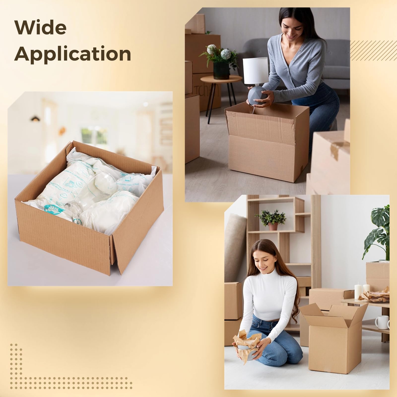 8 Stück expandierende Schaumstoff-Versandtaschen | Sofortige Schutzverpackungslösung für sichere Paketzustellung