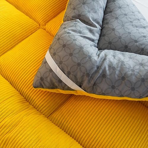 Miniatura 10 de Colchón de felpa para el suelo colchón de futón japonés cálido de invierno plegable colchón enrollable colchón de campamento almohadilla de dormir