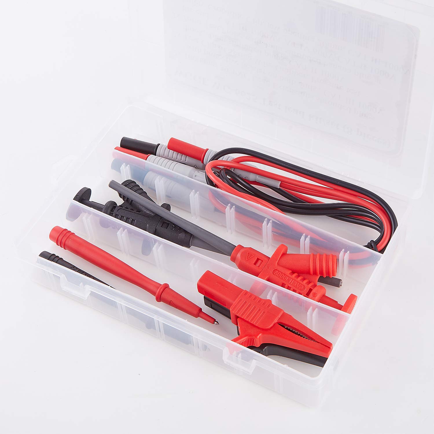 Electronic Test Lead Kit WGGE WG-6625 Multimeter Test Lead Set, Automotive Electronic Connectors Cables Hand Tool Tester