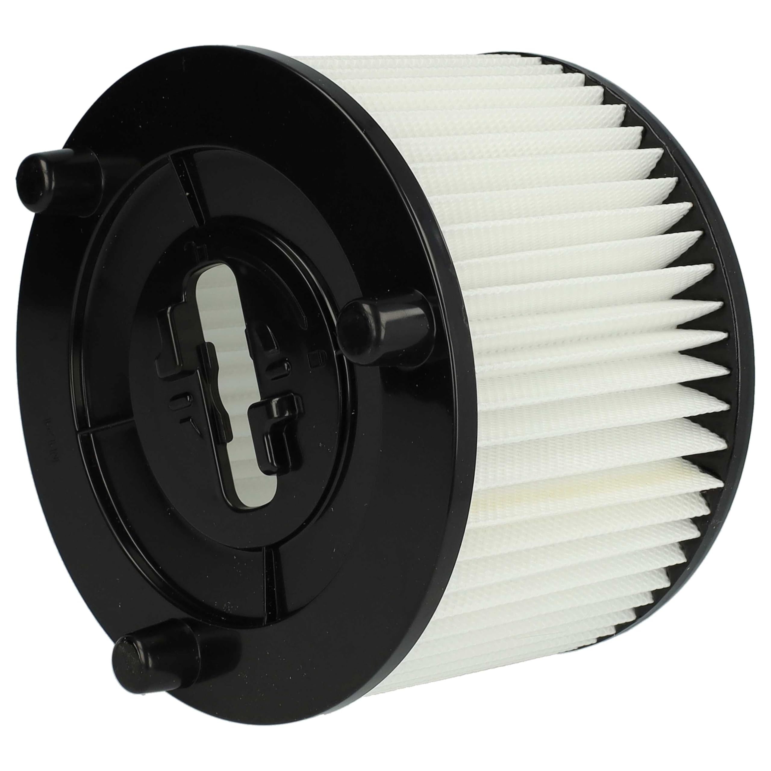 vhbw 4x Filtro plisado compatible con Bosch AdvancedVac 20 | UniversalVac 15 aspiradora - blanco lavable