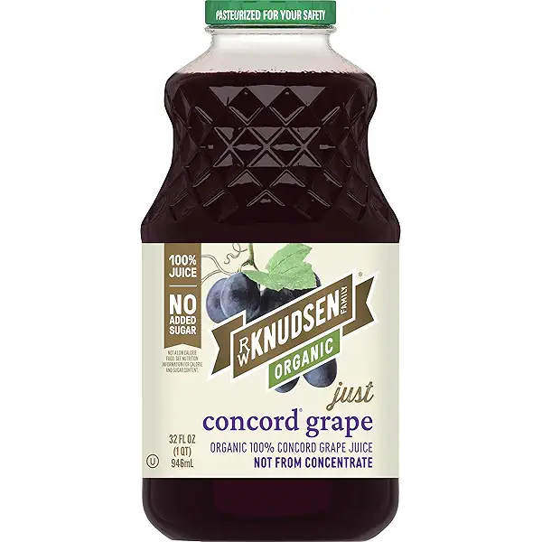 R.W. Knudsen Organic Just Concord Grape Juice, 32 fz 4
