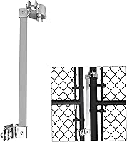 Vista 1 de Cierre automático de puerta con barra de acero resistente, bisagras de puerta de cierre automático, ideal para puerta de metal en el aire libre como