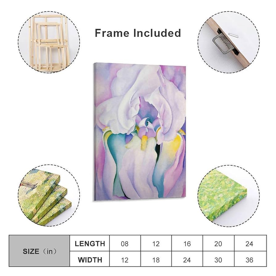 IA O'KEEFFE ポスター Amazon.co.jp: Georgia O'keeffeジョージア・オキーフ Light of