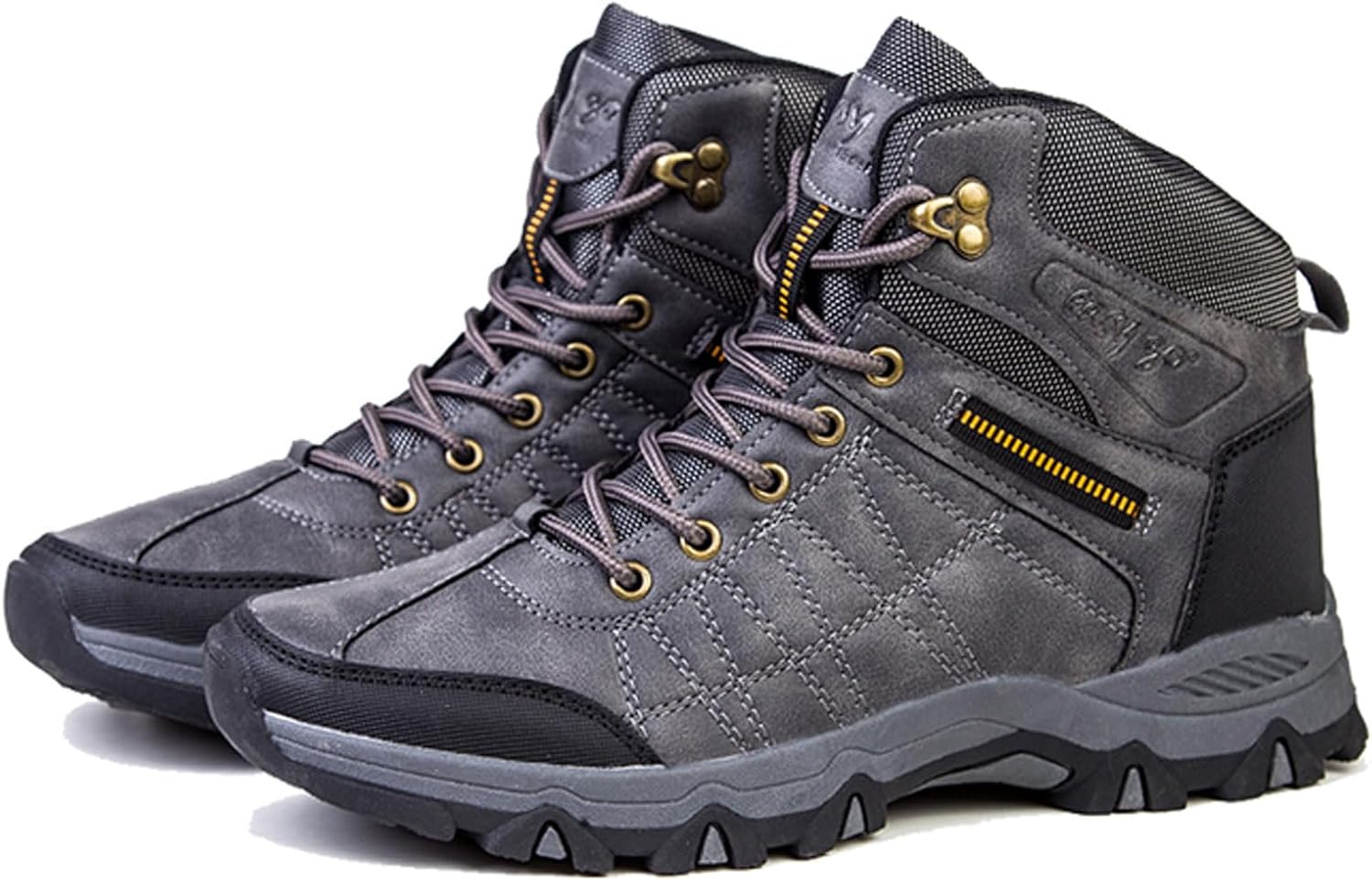 Men's Lightweight Hiking Boots Breathable Outdoor Mid Trekking Backpacking Mountaineering Shoes