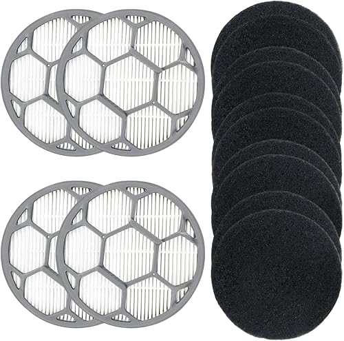 Miniatura 9 de Hepa - Accesorios de repuesto de esponja para filtro Neabot P1 Pro para aseo de mascotas y aspiradora (2 filtros Hepa + 4 esponjas)