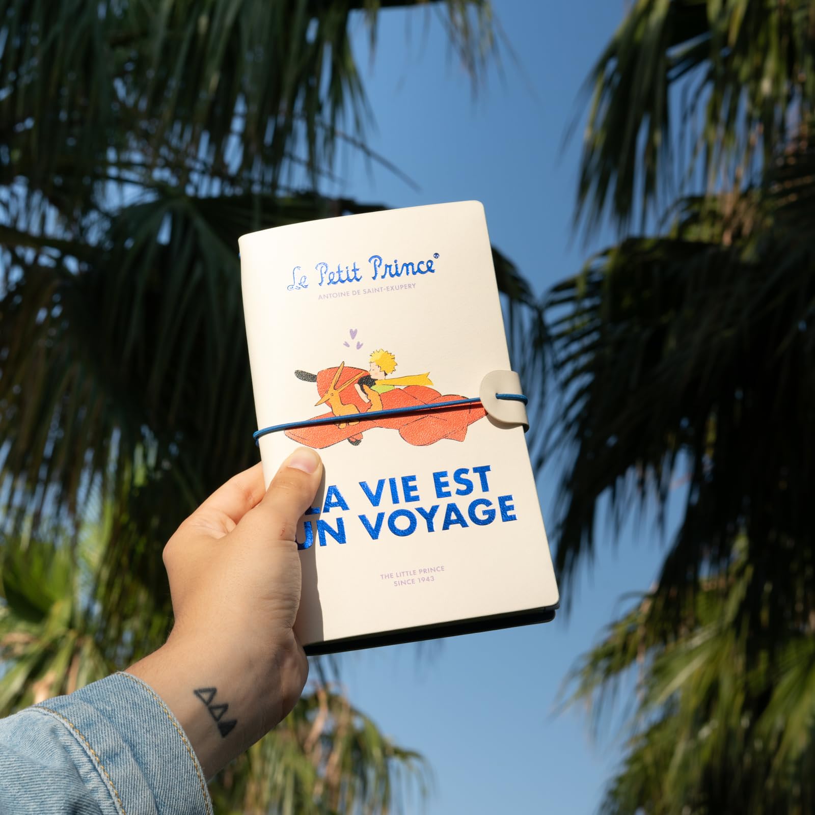 Ensemble Carnet De Voyage Wanderlust Grupo Erik - 2 En 1 Notebook Simili Cuir Avec Recharge