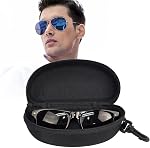 TraderPlus 2PCS Lunettes de soleil zippées de voyage portatives