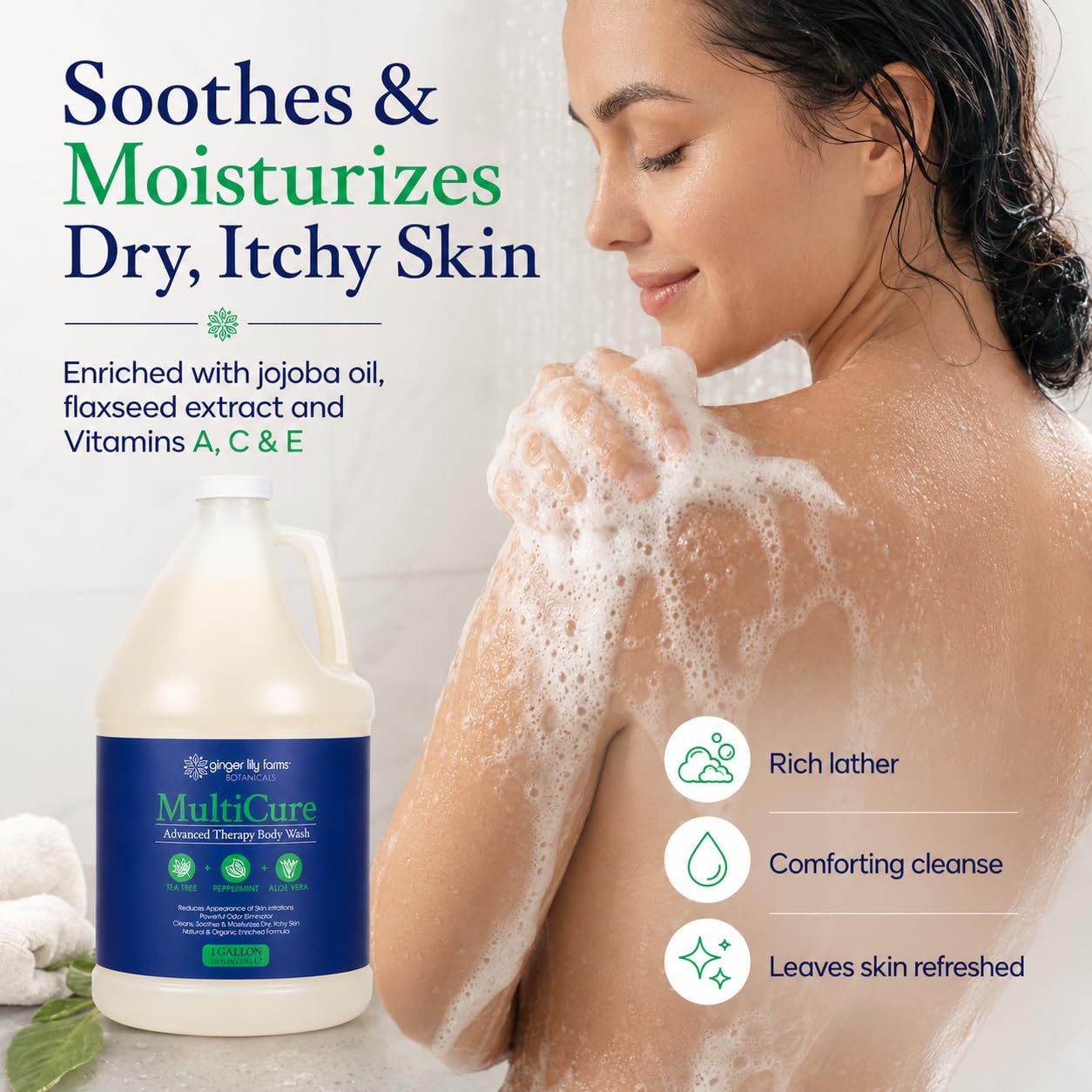 Ginger Lily Farms Botanicals MultiCure Advanced Therapy Body Wash