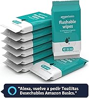 Vista 7 de Yaxa Basics Toallitas de inodoro desechables para adultos, sin fragancia, 42 unidades (paquete de 8) (total 336 toallitas) (anteriormente Solimo)