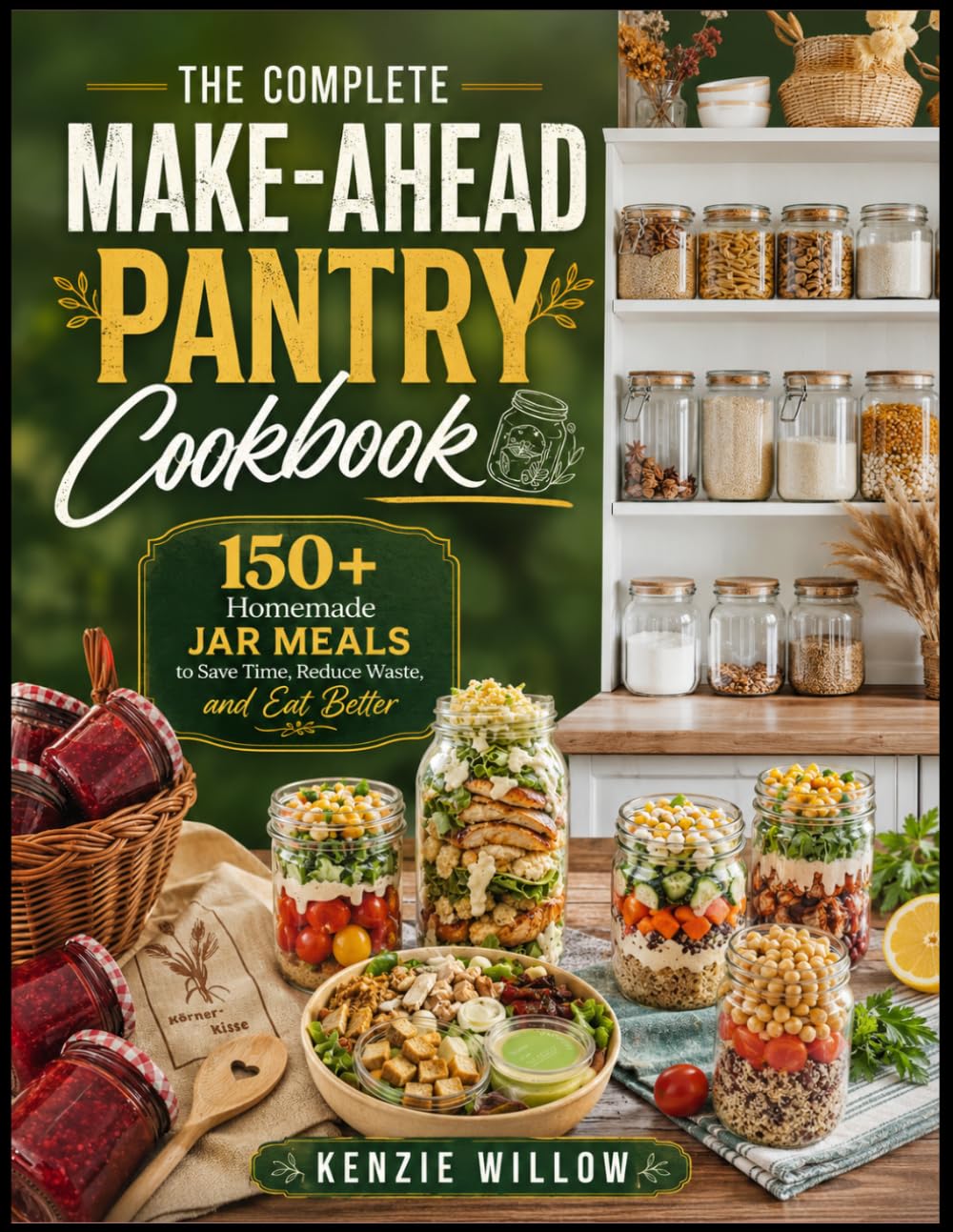 THE COMPLETE MAKE-AHEAD PANTRY COOKBOOK: 150+ Homemade Jar Meals to Save Time, Reduce Waste, and Eat Better
