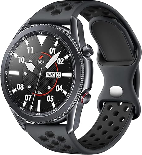 Miniatura 1 de Compatible con Samsung Watch 3 Band de 1.57 pulgadasGalaxy Watch de 1.65 pulgadasGear S3 FrontierClassic Watch, correa de reloj de 0.866 in, correa