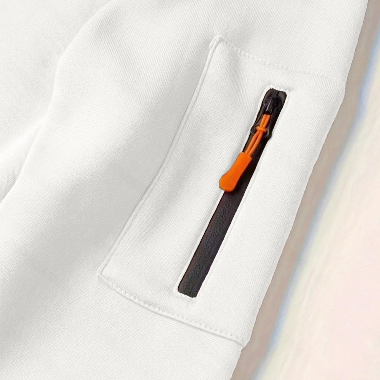 Tuta da jogging da uomo multitasche con cappuccio, tinta unita, traspirante, felpa e pantaloni della tuta, set per abbigliamento sportivo casual e relax invernale