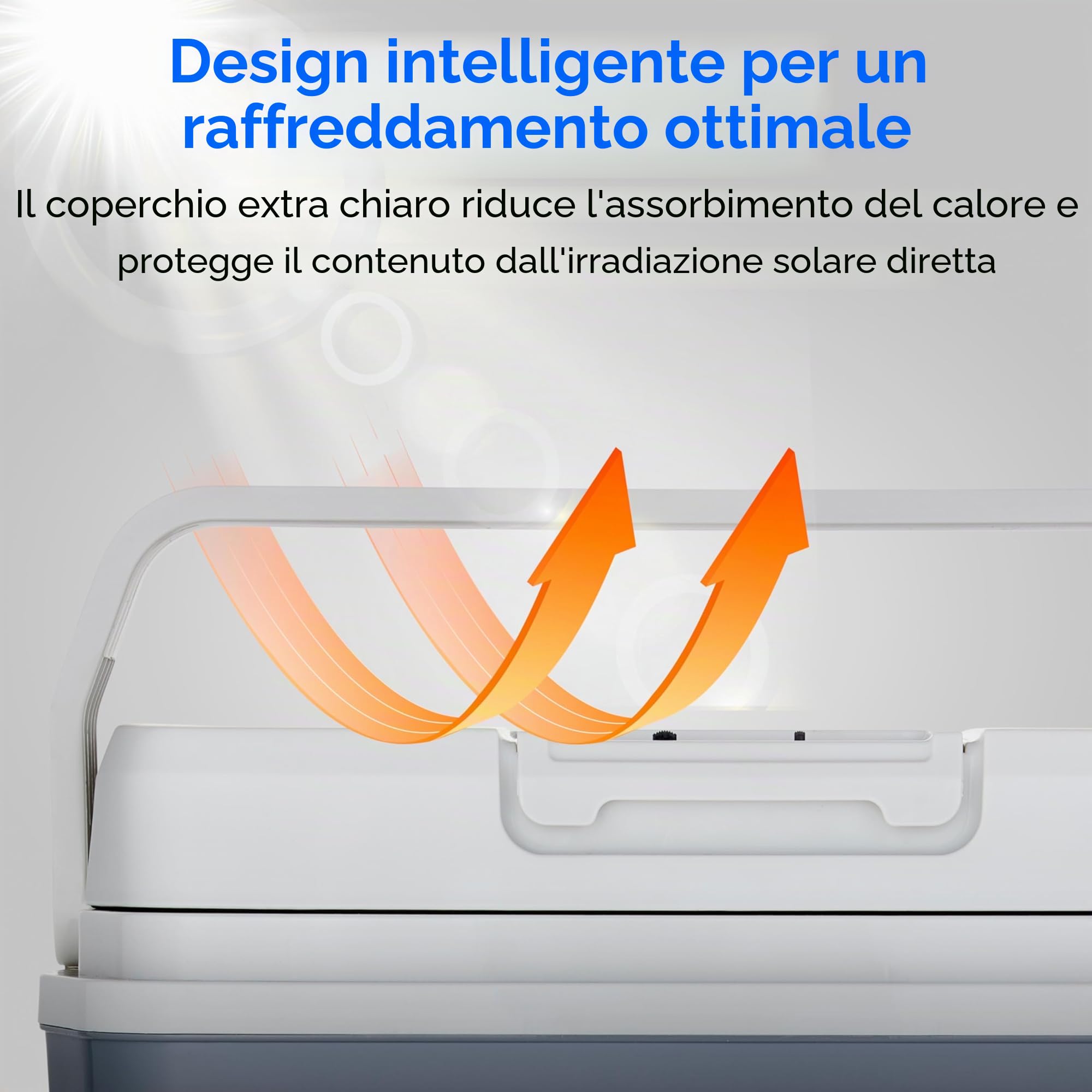 MEDION Frigorifero portatil con funzione di riscaldamento (elettrico, 2 in 1 raffreddamento e riscaldamento, 20 litri, maniglia per il trasporto, connessione 3 in 1 5V USB