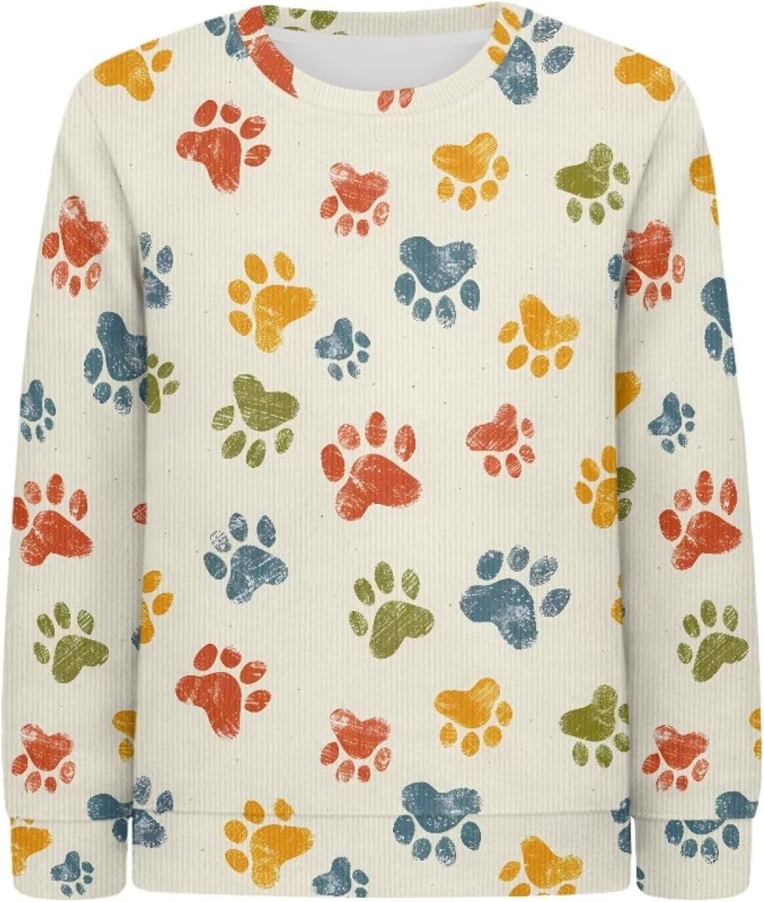 Girls Boys Long Sleeve Sweater Unisex Cute Pullover Sweaters Crewneck Fall Winter Knitted Jumper Tops for Kids