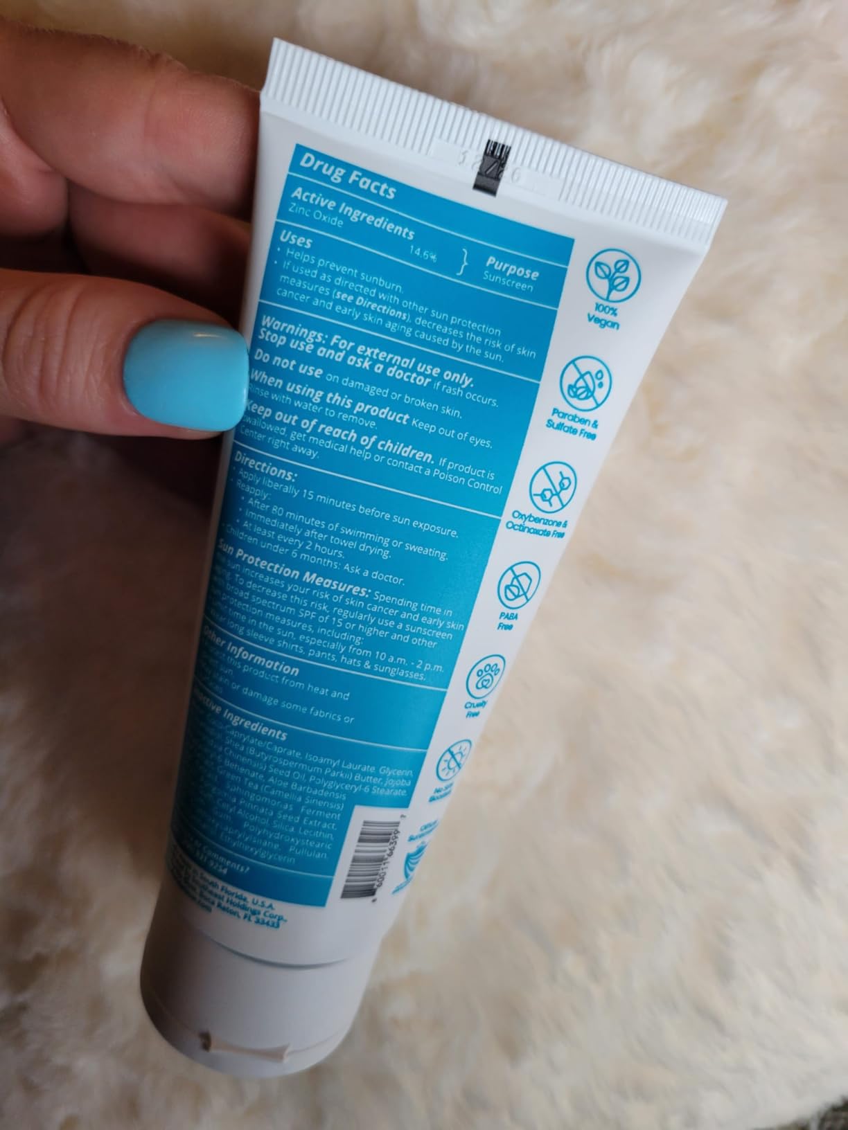 Florida Glow Mineral Sunscreen SPF 30 for Face & Body – Lightweight Zinc Oxide Sunscreen, Broad-Spectrum UVA/UVB Protection, Water-Resistant (80 Min), Fragrance-Free, Travel Size, 3 oz