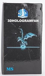 3DHologramFan, 42CM 3DHologramfan Projector HD LED Holographic Christmas Tree Advertising Display with Remote and Bluetooth and WiFi,1500 Video Library and for Business,Bar,Halloween Missyou 16.5 Inch