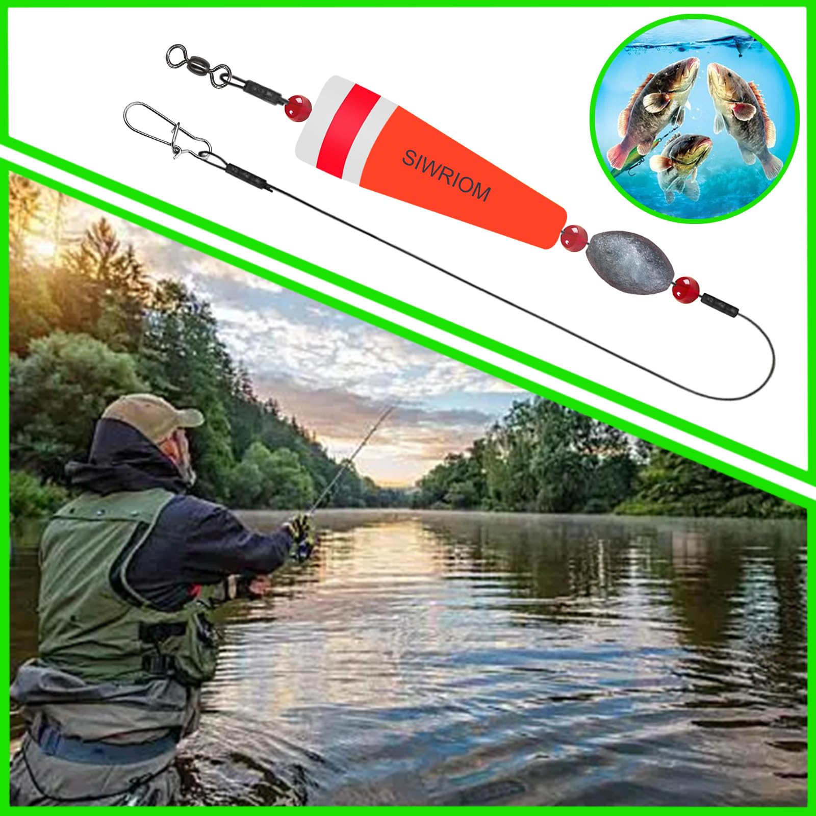 Popping Cork Float Rig grzechotka