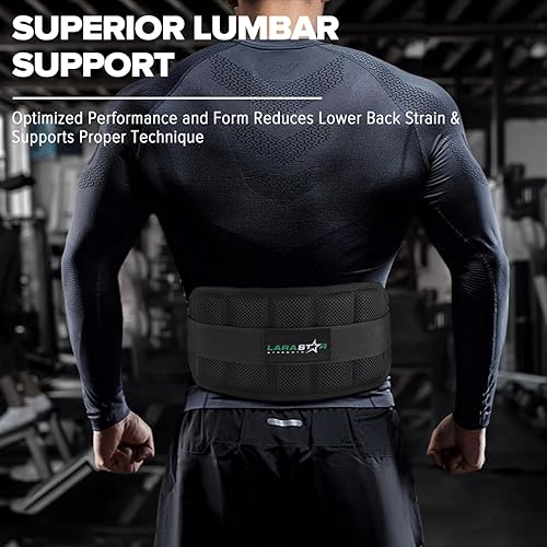 Miniatura 4 de Cinturón para cinturón para sentadillas, cinturón de inmersión con peso, resistente con soporte estructurado de espalda y compatible con máquina de