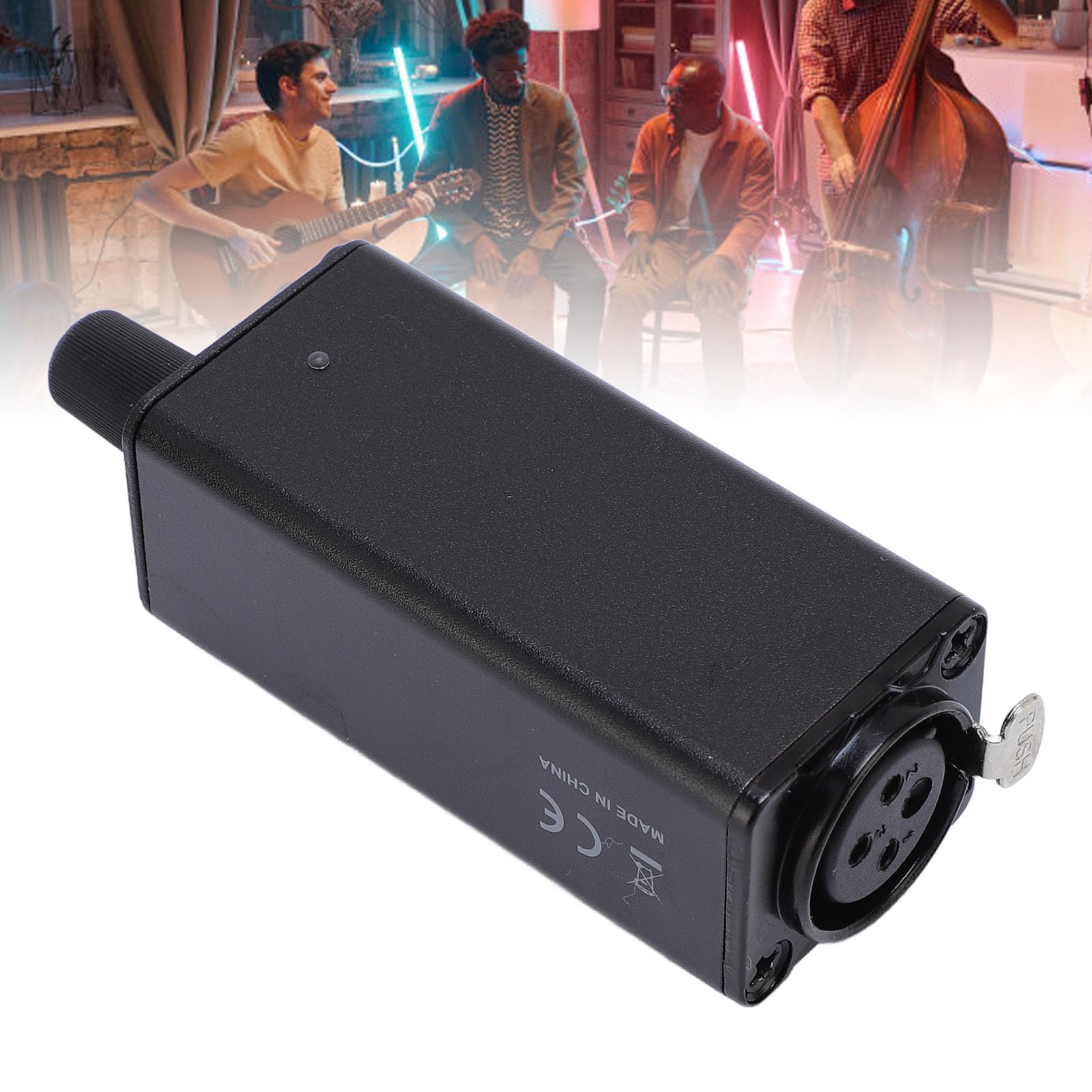 Amplificateur de Système de Moniteur Intra-auriculaire Portable 100 MW |Clip Ceinture XLR 3,5 Mm, Amplificateur de Casque pour Batteur, Clavier, 32-600 Ohm