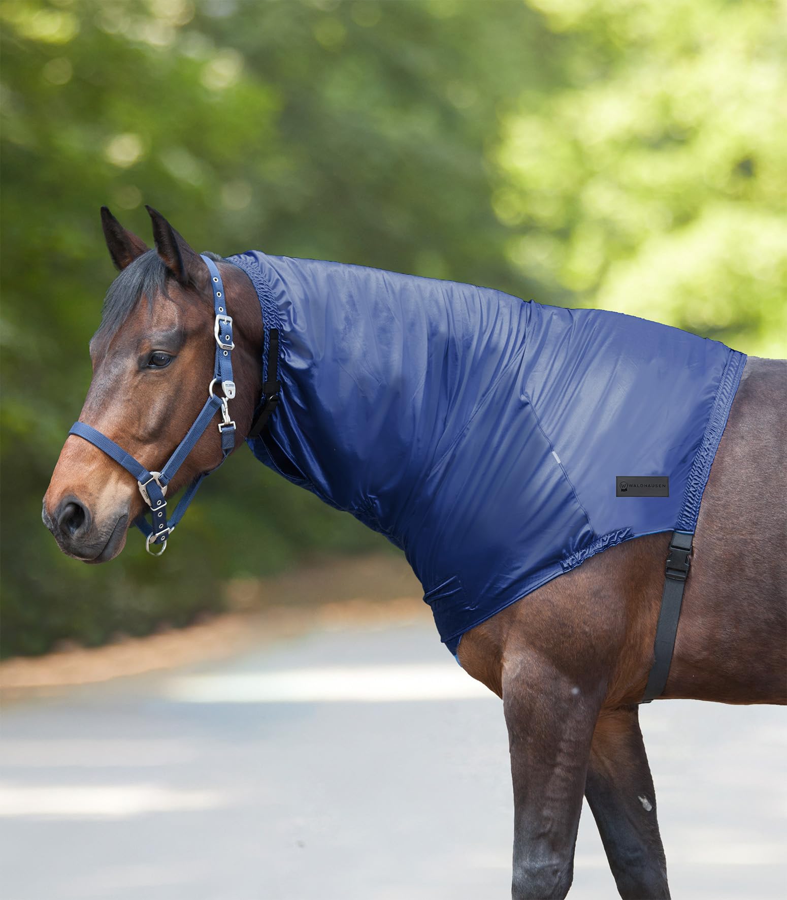 Cobertura para eczemas del cuello del caballo de Waldhausen, azul oscuro, Pony