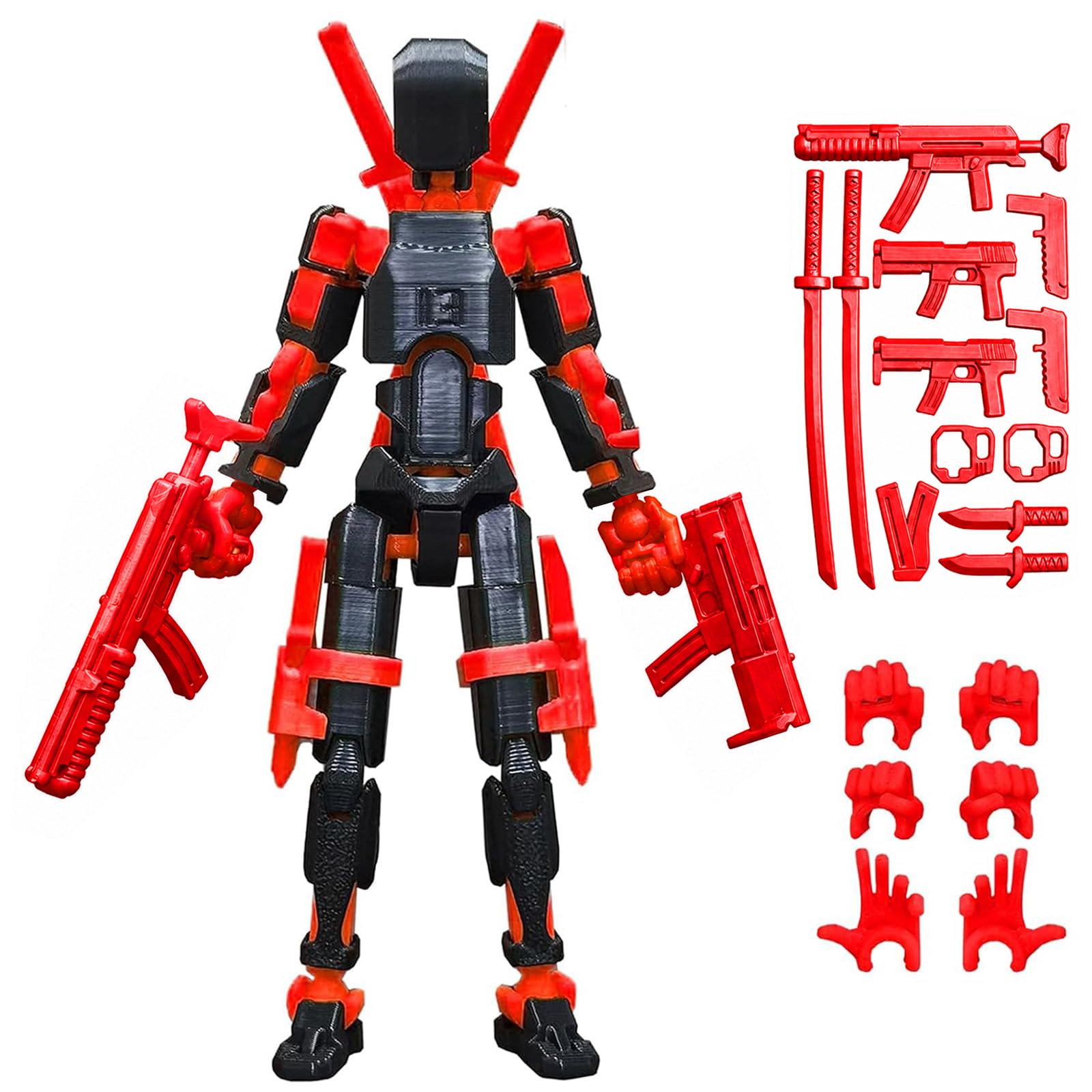 Amazon.com: altuco T13 Action Figure with Lots of Accessories,3D