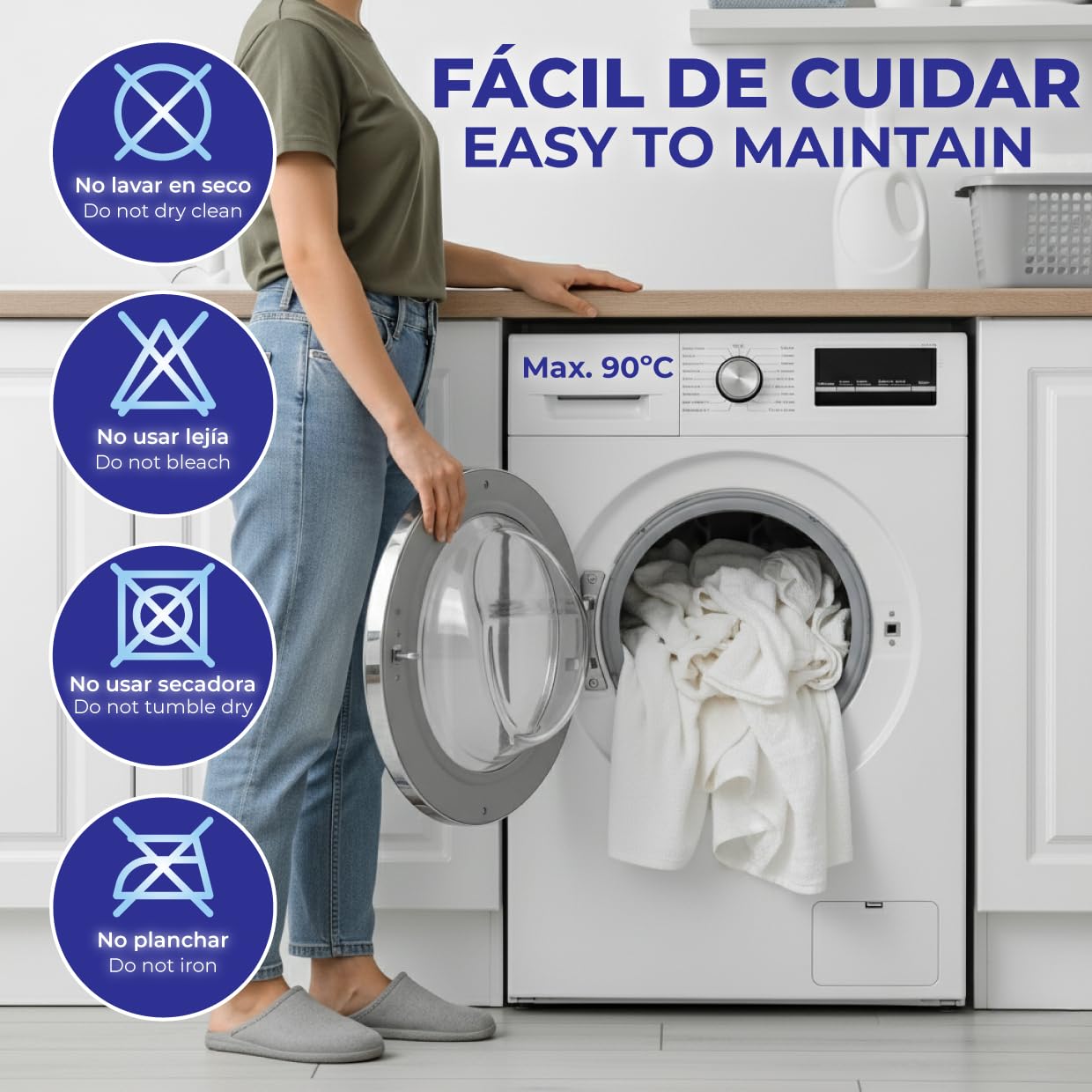 Protector Colchon 180x190 Impermeable, 100% Algodón Fabricado en España Altura hasta 35cm, Cubre Colchon Protector de Colchon Anti Acaros, Funda Colchon Mattress Protector (Cama 180x190/200)