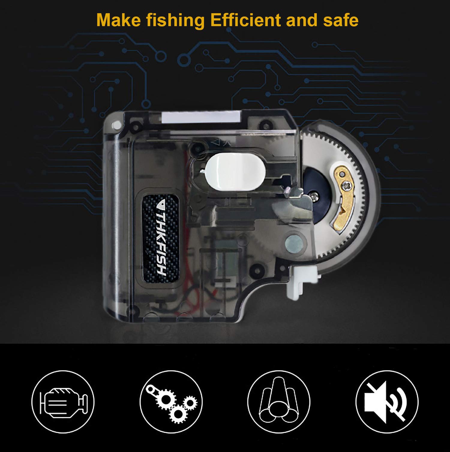 THKFISH Attrezzatura Pesca Accessori Pesca Ami da pesca Accessori Attrezzatura da Pesca Portatile elettrica Automatica 1Pezzo