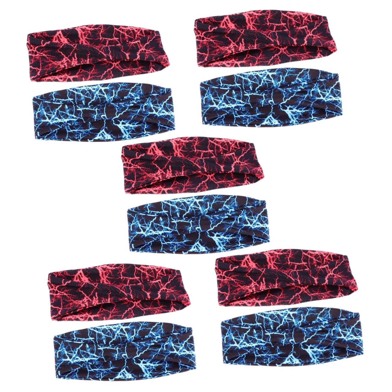 Toyvian Fitness Antiperspirantgürtel Schweißbänder Elastische Haarbänder Stirnband Dochtwirkung Haarband Mit Clips Trainingsstirnbänder Für Frauen Bands Polyester