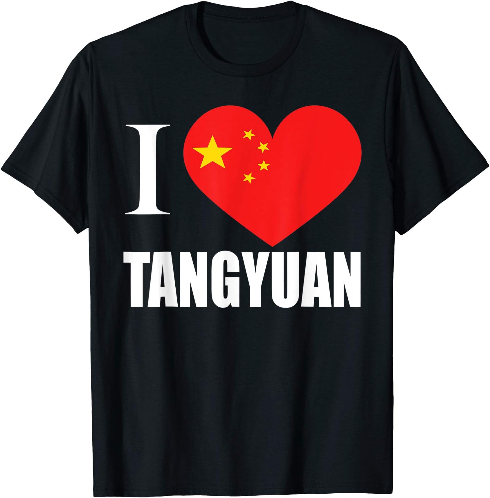Tangyuan ChineseI Love China Heart Flag T-Shirt