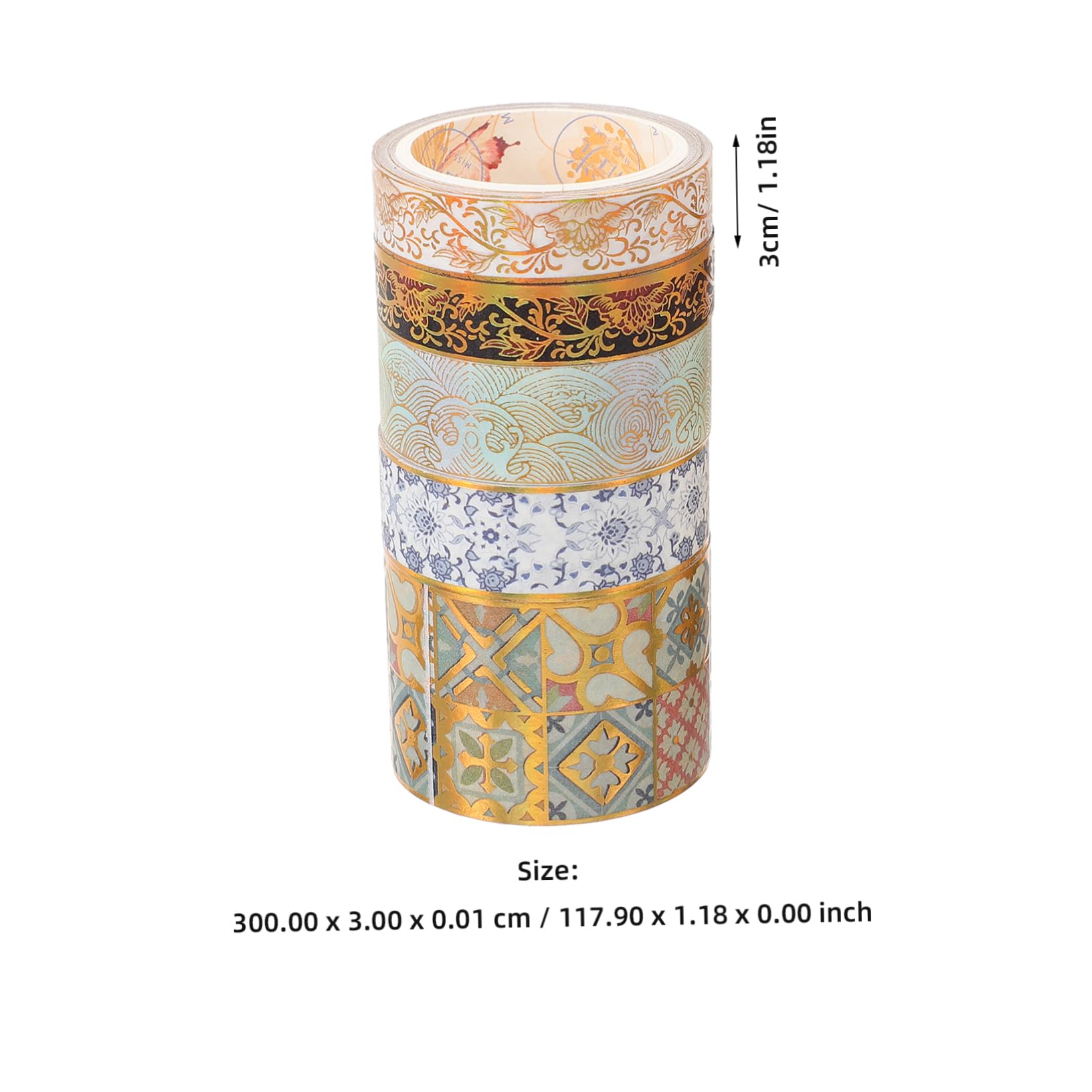 Operitacx 30 nastro washi adesivi d'epoca nastro per scrapbooking bastoncini wiki arredamento nastro magnetico nastri fai da te nastri per album Bello decorare applique nastro adesivo
