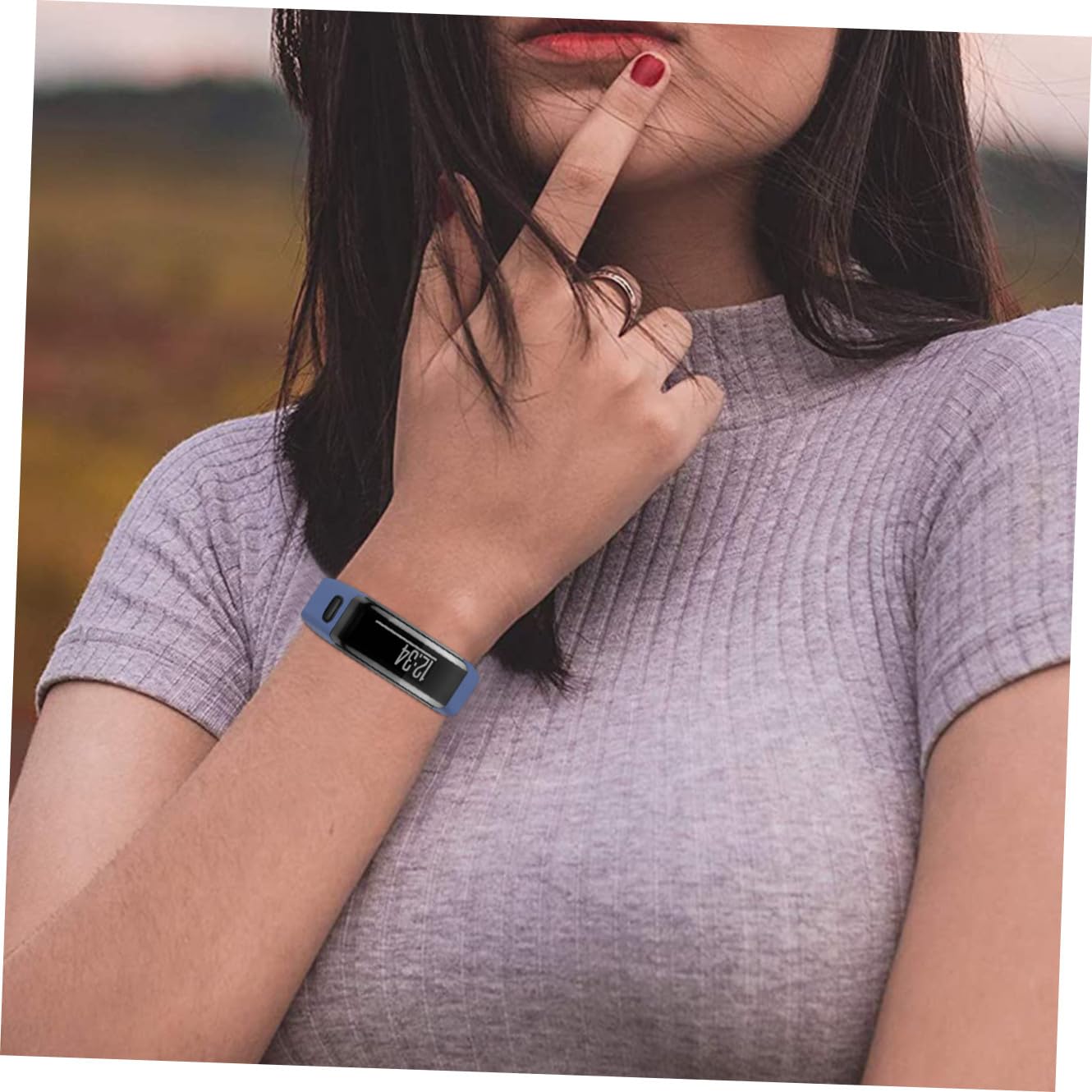 Smartwatch Armband Ersatz mit Schnellverschluss für Fitness Tracker Hr