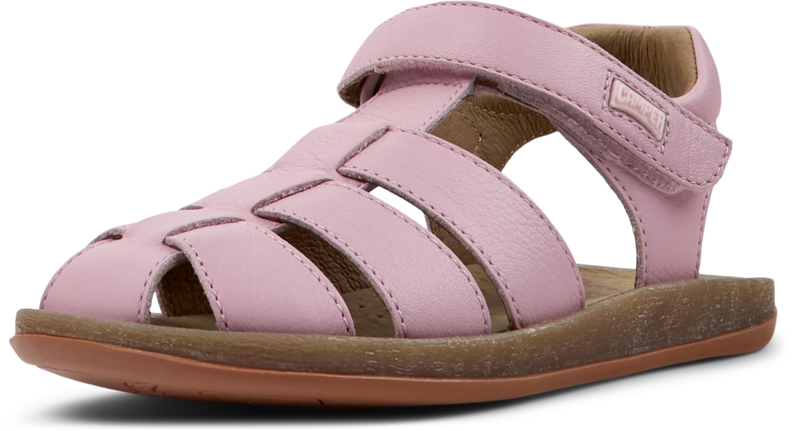 Camper Bicho 80177 T-Strap Sandal, Medium Pink 083, 2 UK