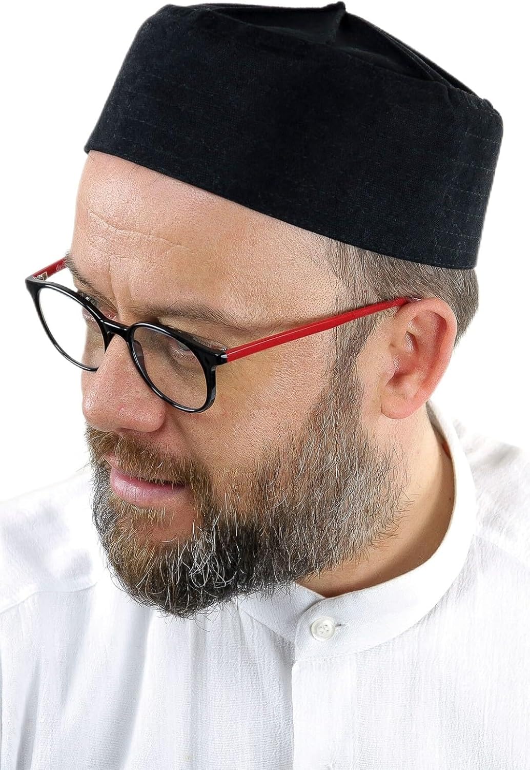 Ihvan Online Kubbeli Sert Kalıp Takke - Siyah Siyah 59