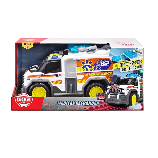 Foto 8 de 8 de Dickie Toys City Heroes Ambulancia 30cm con luz y Sonido