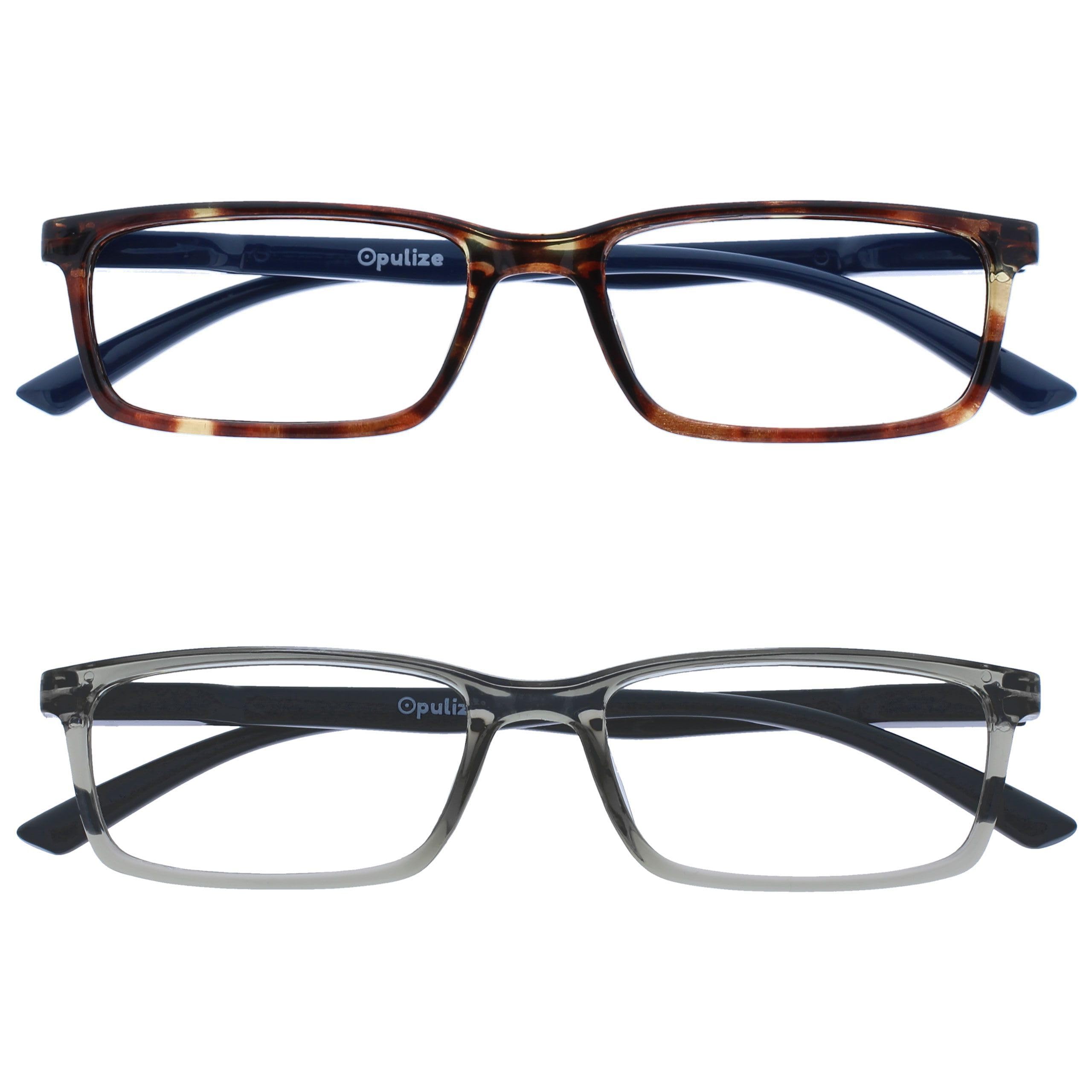OPULIZE See Gafas Lectura Filtro Luz Azul x3 Estrecha Bisagras de Resorte Mejoran Sueño Reducen Dolor de Cabeza Ordenador Videojuegos Antirreflejante Azul Morado Turquesa Hombre Mujer BBB9-35Q +2.00 — view 22