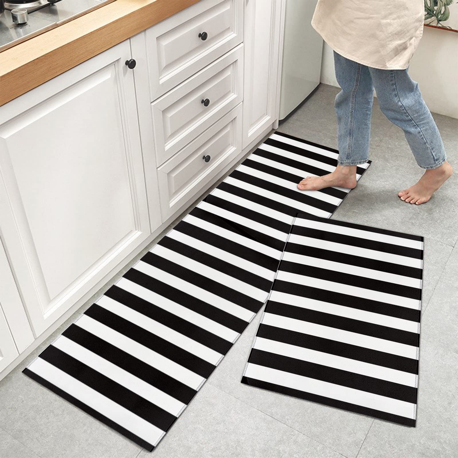 Black And White Striped Kitchen Floor Beetlejuice Interiors: How To