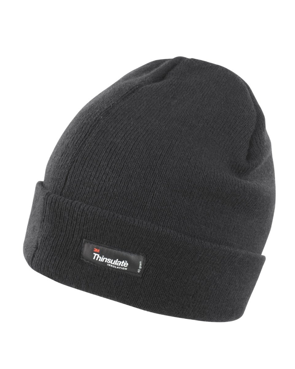Result Winter Lightweight Thinsulate Hat Colour=Black Size=O/S