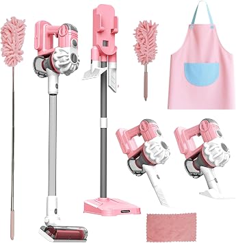 SMILESSKIDDO Kids Vacuum that Really Works - 3-in-1 Vacuum Toys for Kids