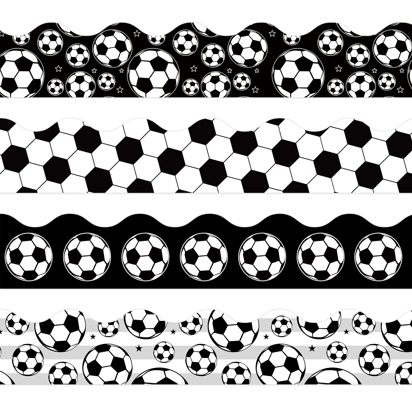 Bordures de tableau football autocollantes pour décorer facilement sans punaises