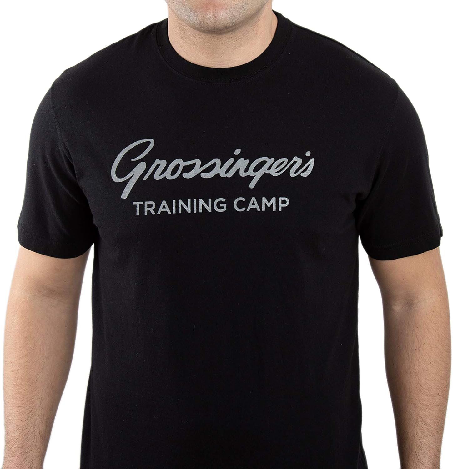 Grossinger's Training Camp Athletic T-Shirt - Vintage Boxing Apparel Workout Tees - Black