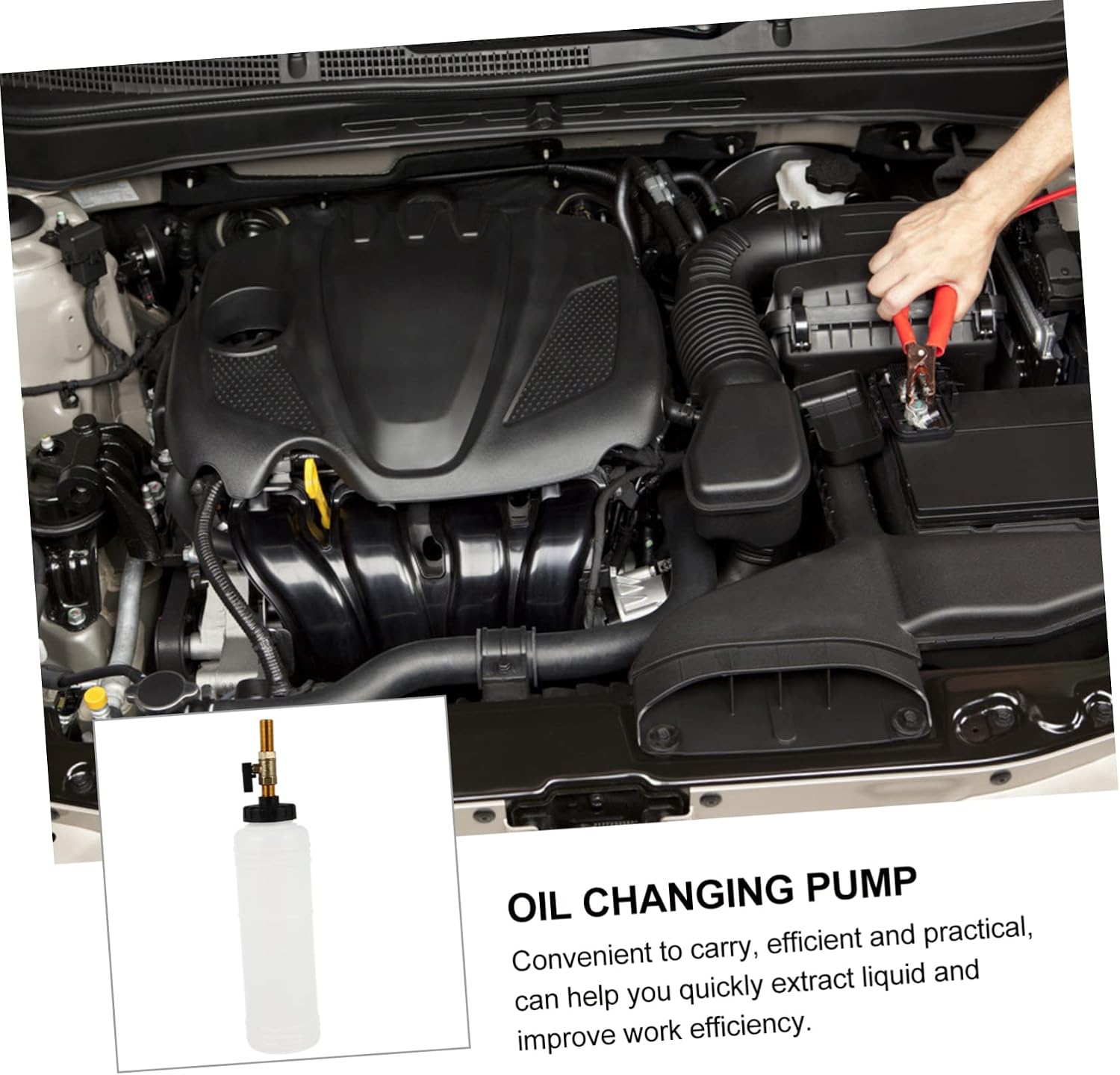 Gatuida Siphon Pump for Oil Changing and Fuel Transfer Practical Automotive Fluid Extractor Easy to Operate Brake Oil Replacement Tool Efficient and Convenient Liquid Extraction