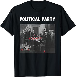 Funny Political Party Beer Drinkers Founding Fathers T-Shirt