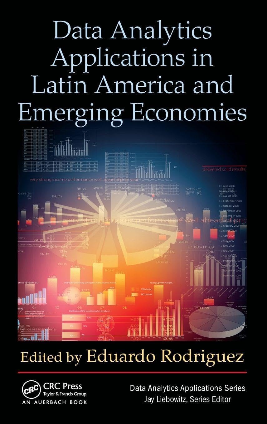 CRC Press Data Analytics Applications in Latin America and Emerging Economies