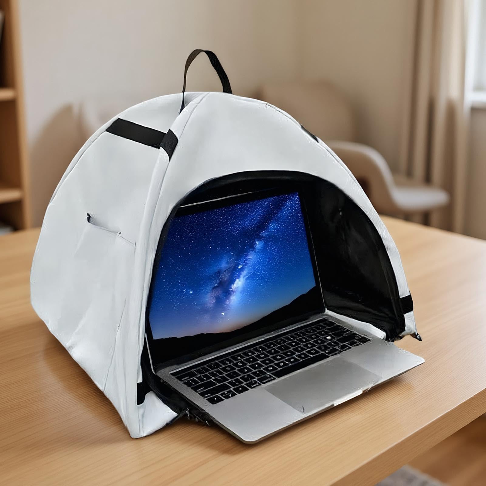 Tienda de campaña portátil plegable con protección antirreflejos